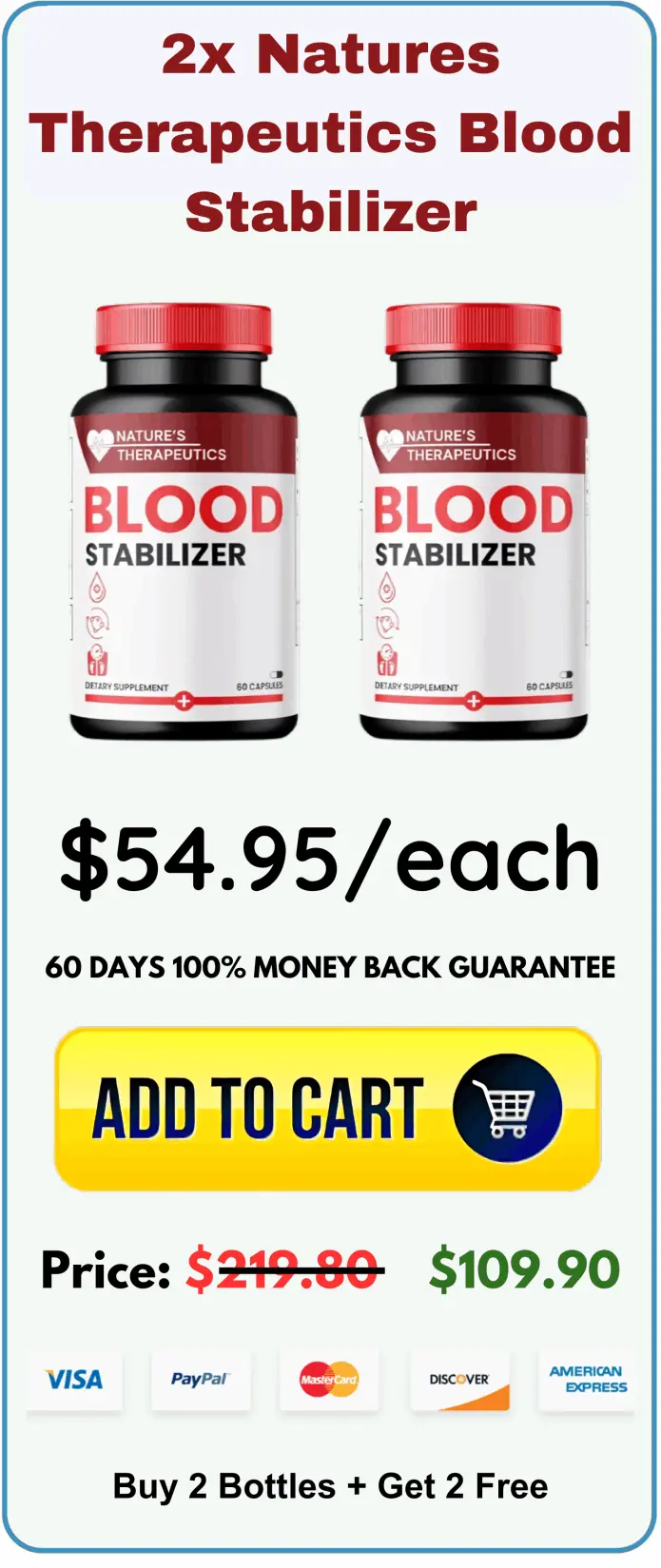 Nature's Therapeutics Blood Stabilizer best offer price